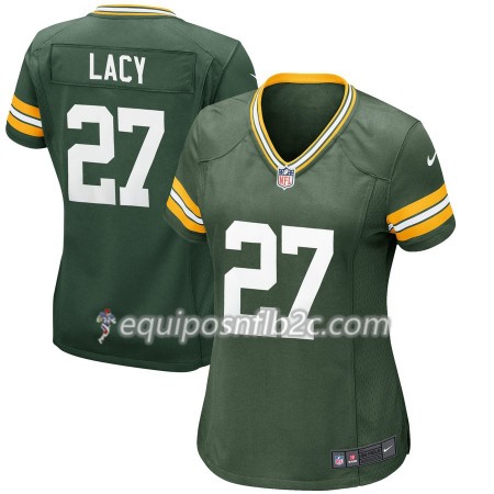 Camiseta Mujer NFL Green Bay Packers Eddie Lacy 27  Nike Verde 